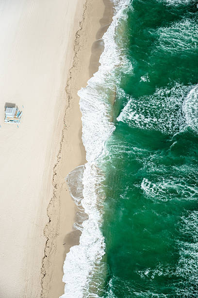 istock south beach from the air - miami 600173850