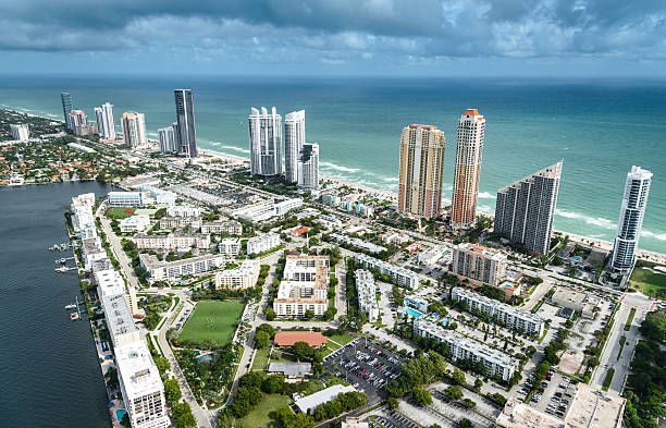 istock Aerial view Sunny Isles, Florida 600175530