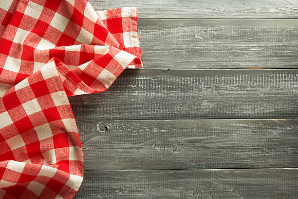istock cloth napkin on wood 600176566