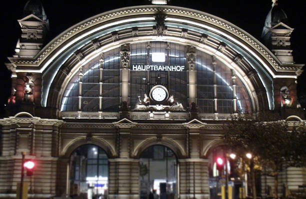 istock Frankfurt Hesse Central Station Building Exterior In Germany 600177076