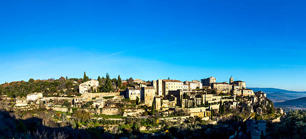 panorama of medieval town of Gordes, Provence. France