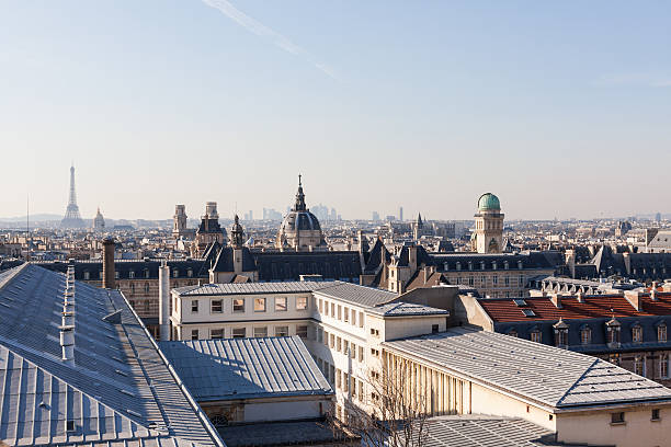 istock Panorama of Paris with Eiffel Tower. 600371964