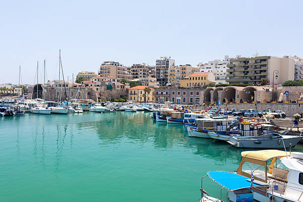 istock marina with boats in the town 600376342