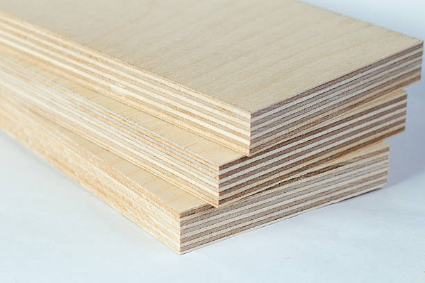 three light plywood boards stacked The three light plywood boards stacked, macro Plywood stock pictures, royalty-free photos & images