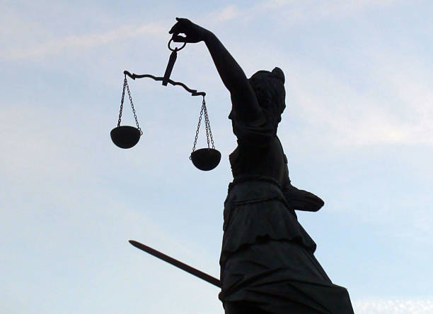 istock Lady Justice Statue Concept In Frankfurt 600381928