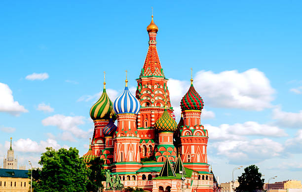 istock Saint Basil's Cathedral in Red Square, Moscow 600386642