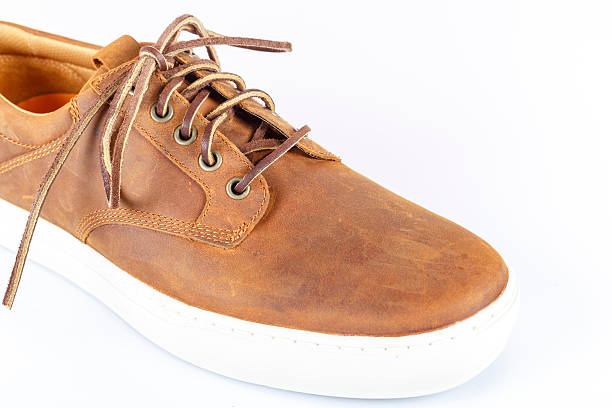 istock Men's shoes on a white background. 600386682