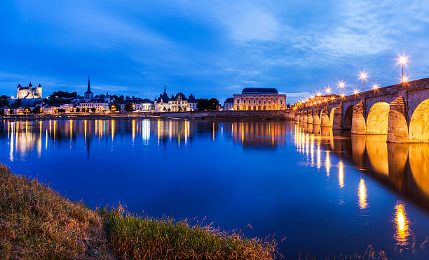 istock Panorama of Saumur 600389344