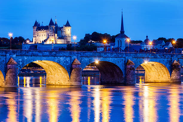 istock Panorama of Saumur 600390228
