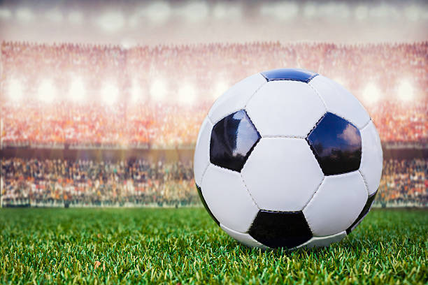 istock football in the stadium 600395110