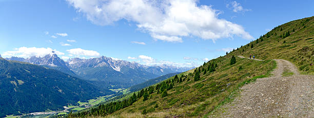 istock path and view across the Pustervalley 600396428