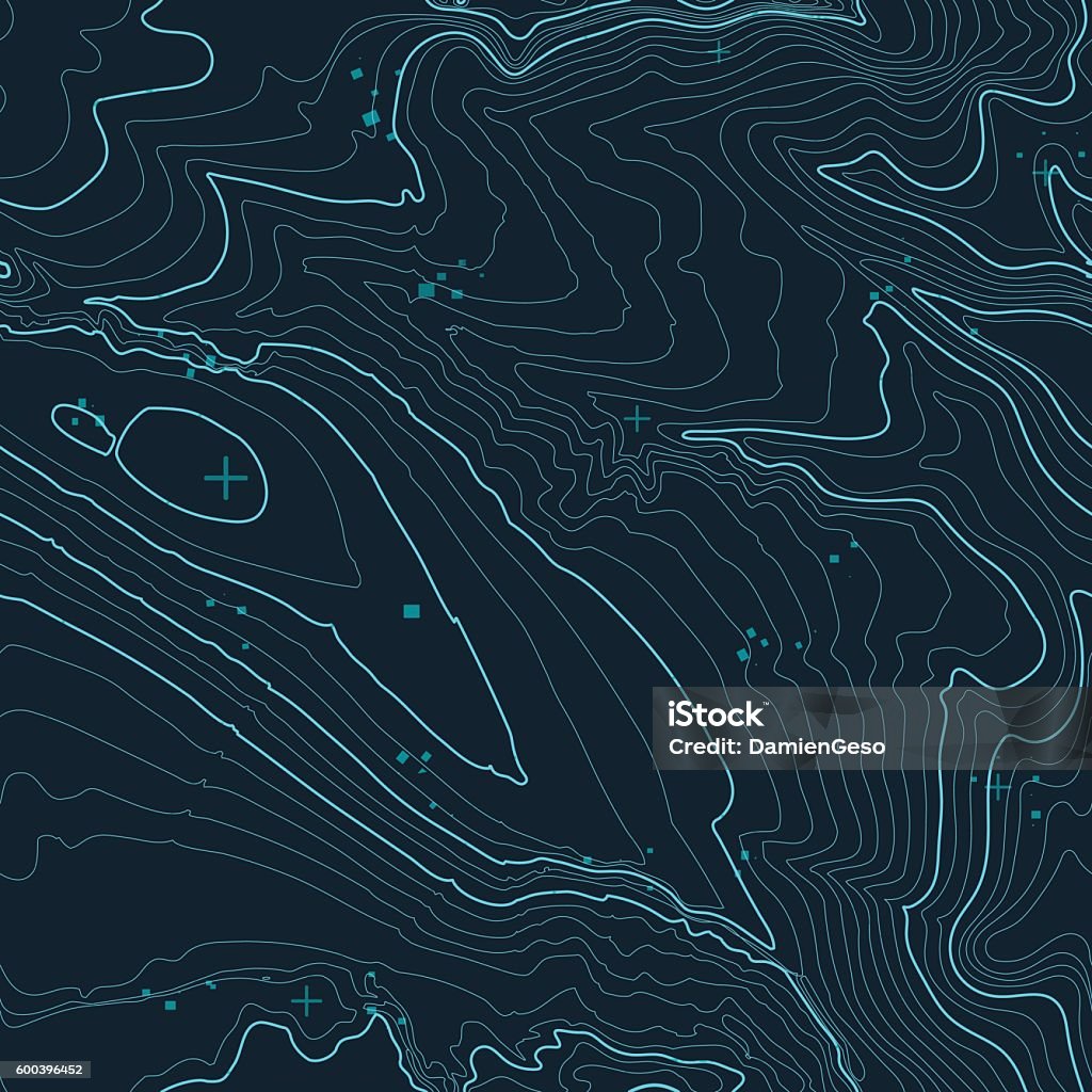 Typo Map Background Topographic Map Background Concept With Space For Your Copy Topography ...
