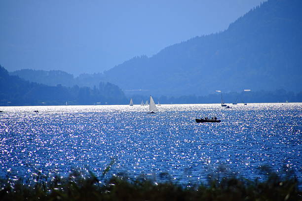View of Lake Ossiach in Carinthia in Austria