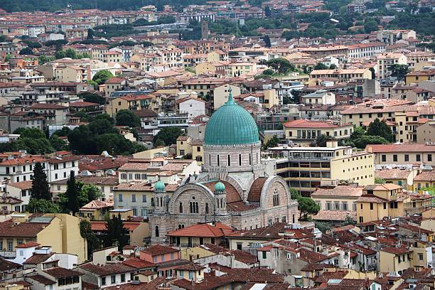istock View to the Great Synagogue in Florence, Italy 600399570