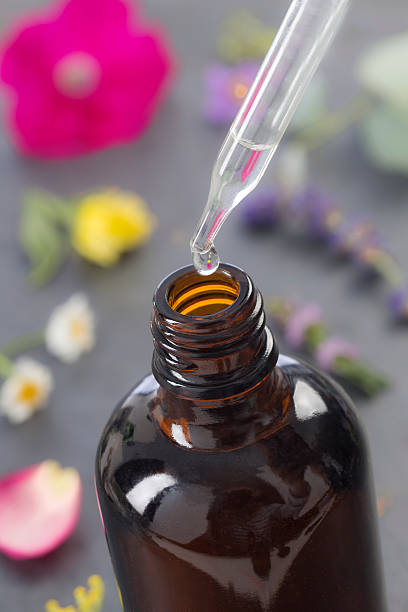 istock Herbal medicine with dropper bottle 600400752