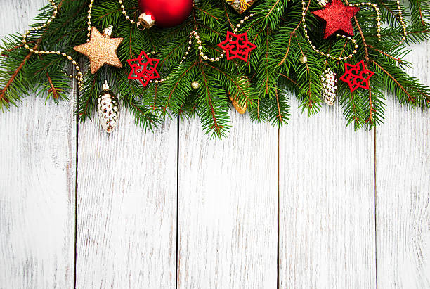 istock christmas fir tree with decoration 600405966