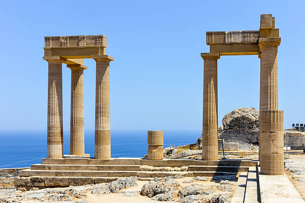 istock Acropolis of Lindos - Rhodes, Greece 600407354