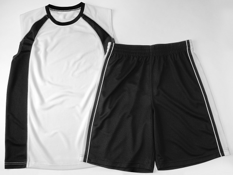 flat sportswear on a white background