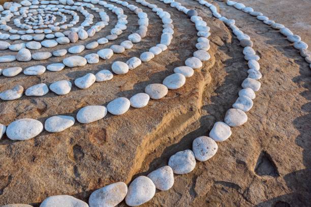 istock Circles of stones 600408354