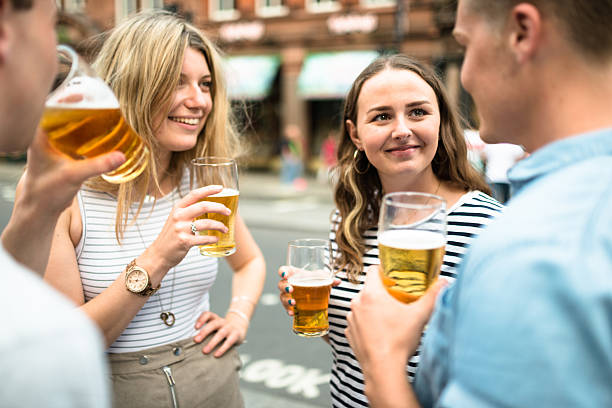 istock group of friends toasting with drinks for the Beer Fest 600410406
