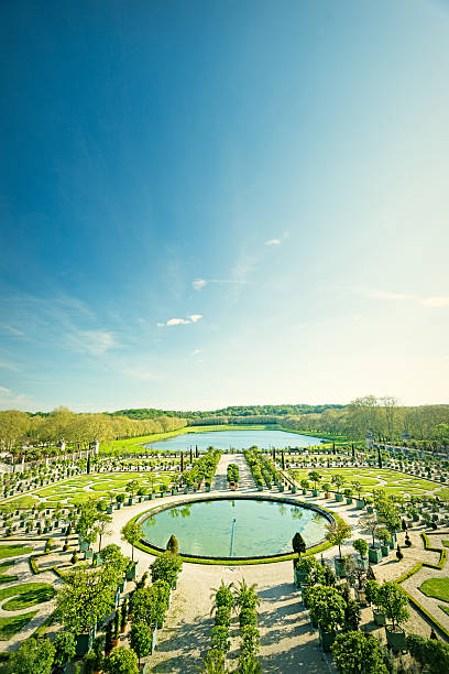 l'orangerie - версаль, франция - l unesco стоковые фото и изображения