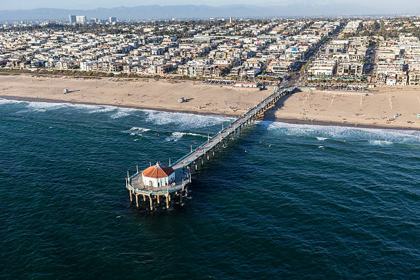 istock Manhattan Beach California Ocean Pier Aerial 600413634