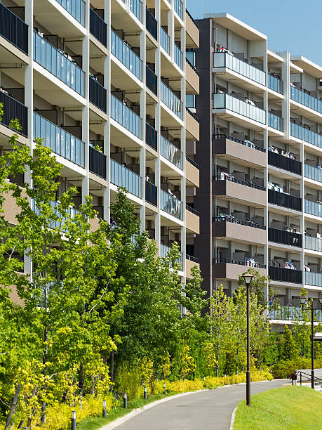 istock Large apartment located in a residential area 600415040