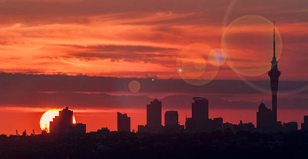 istock Sunrise with flare 600417916