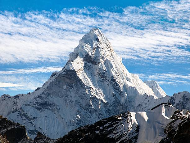 istock mount Ama Dablam on the way to Everest Base Camp 600418776