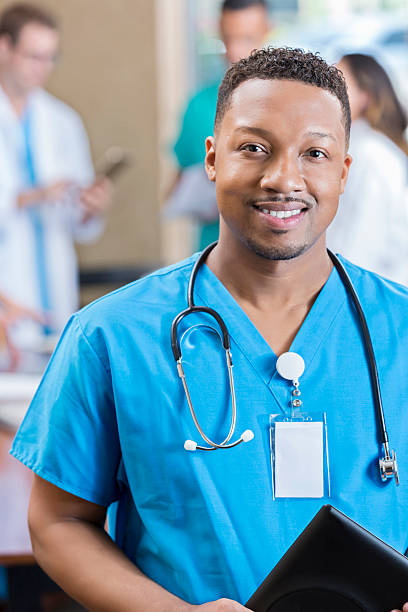 istock Confident medical professional at seminar 600669192