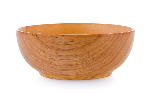 istock wood bowl on white background 600669642
