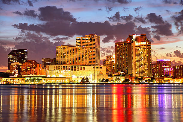istock New Orleans Downtown Skyline along the Mississippi River 600670872