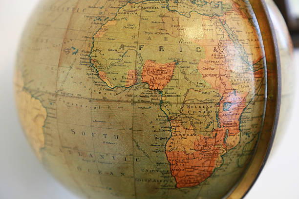 istock Africa of the old terrestrial globe 600672776