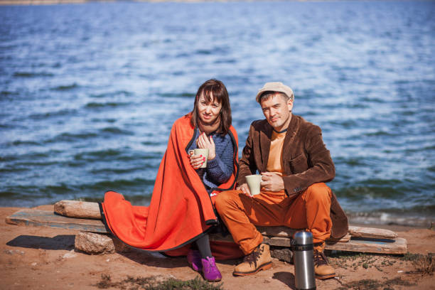 istock Couple happy outdoors. 600681692