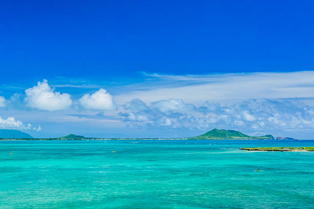 Kailua bay in Oahu Island