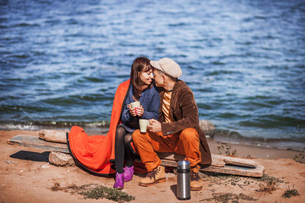 istock Couple happy outdoors. 600681896