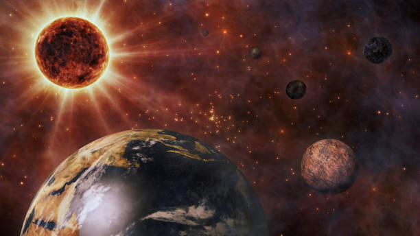 istock Planet Earth, The Sun, The Moon and Planets In Space 600683122