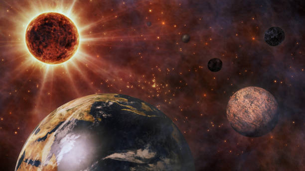 istock Planet Earth, The Sun, The Moon and Planets In Space 600683196