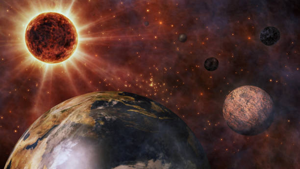 istock Planet Earth, The Sun, The Moon and Planets In Space 600683244