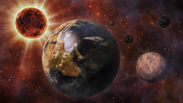 istock Planet Earth, The Sun, The Moon and Planets In Space 600683316