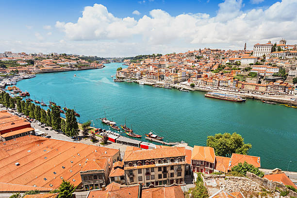 rio douro - porto portugal bridge international landmark imagens e fotografias de stock