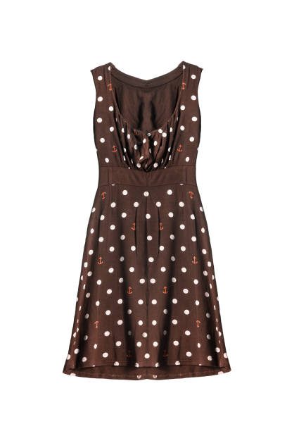 istock Brown dress isolated 600691510