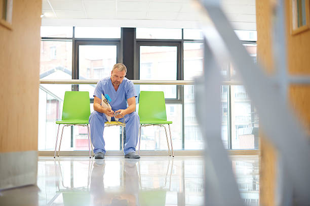 doctor in contemplation