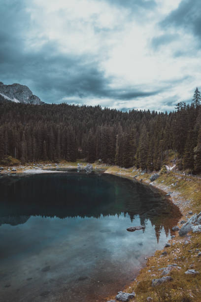 istock lake Misurina in the Alps 600990754