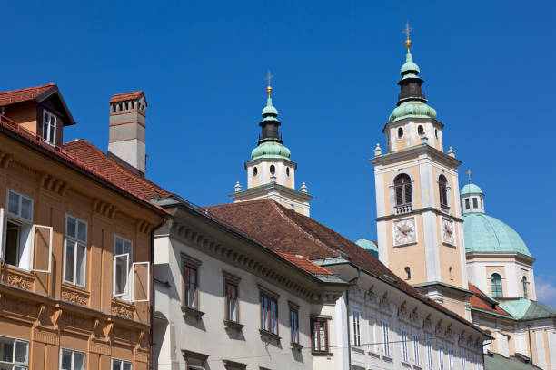 istock Ljubljana St. Nicholas cathedral 600991452