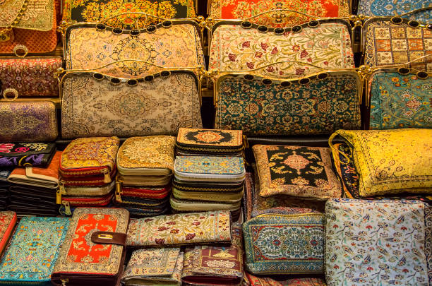istock Carpet decor handbags at Grand Bazaar 600997778