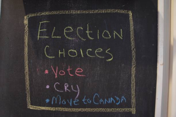 istock Election Day Choices on Chalkboard 600999010