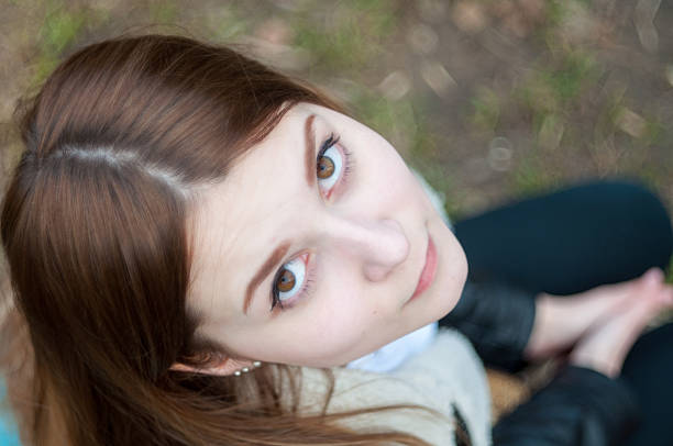 Portrait of a Teenage girl posing outdoor in nature