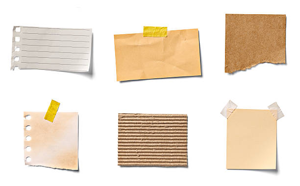 istock note paper piece label vintage grunge tape 601000360