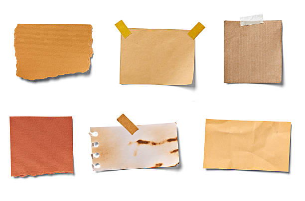 istock note paper piece label vintage grunge tape 601001134